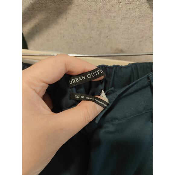 Urban Outfitters Green Teal Vivien Pleated Wide Leg Trouser Pants Size XS - Picture 8 of 9